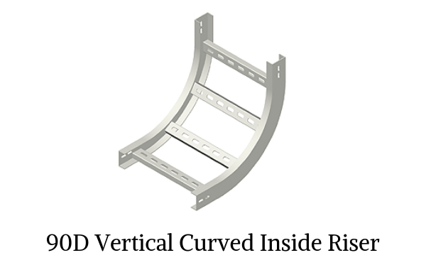 90D Vertical Curved Inside Riser
