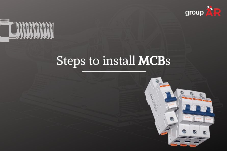 Steps to install MCBs